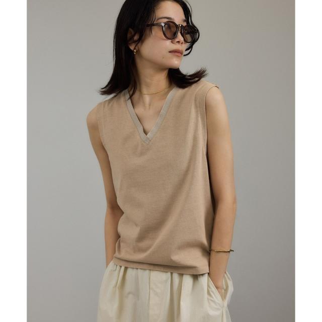 サロン アダム エ ロペ（SALON adam et rope’ ）/ビンテージライクオーバーダイプランジネックプルーバー