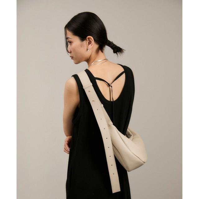 サロン アダム エ ロペ（SALON adam et rope’ ）/【WEB限定】スプリットレザームーンショルダー