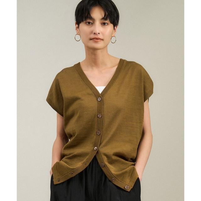 サロン アダム エ ロペ（SALON adam et rope' ）/リネンニットベスト