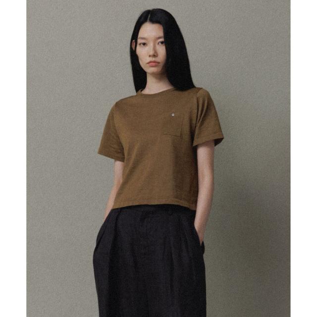 サロン アダム エ ロペ（SALON adam et rope’ ）/クロップドハーフスリーブリネンニット［ドライタッチ・洗える］_10