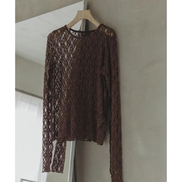 サロン アダム エ ロペ（SALON adam et rope’ ）/レースシアートップス［ストレッチ］