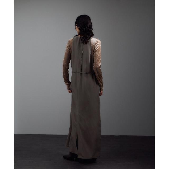 サロン アダム エ ロペ（SALON adam et rope’ ）/[25AW]GENTLE SILK ジャンパースカート【セットアップ対応・洗える】_9
