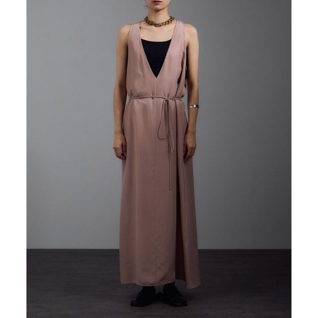 サロン アダム エ ロペ（SALON adam et rope’ ）/[25AW]GENTLE SILK ジャンパースカート【セットアップ対応・洗える】_14