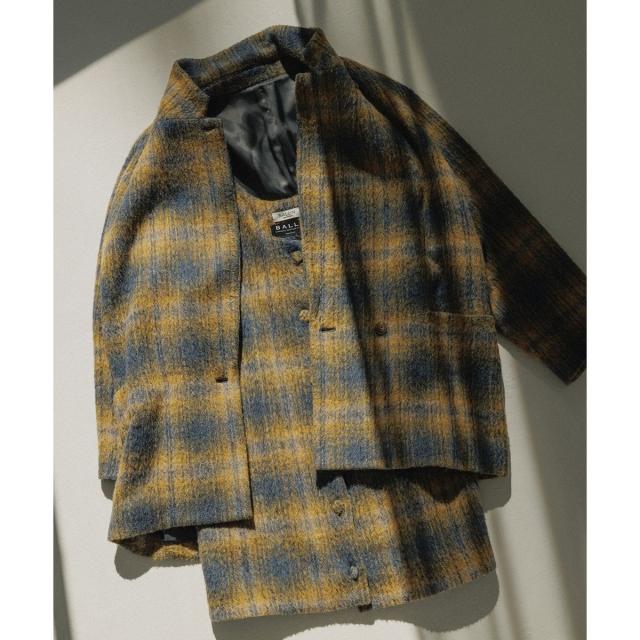 サロン アダム エ ロペ（SALON adam et rope’ ）/BALLIシャギージャケットコート / セットアップ対応