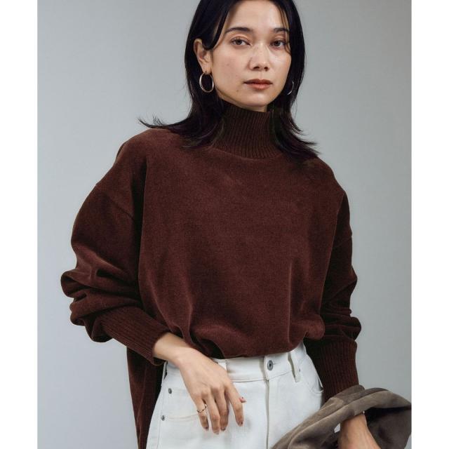 サロン アダム エ ロペ（SALON adam et rope’ ）/タートルネックプルオーバー−CreamyCotton /クリーミーコットン−