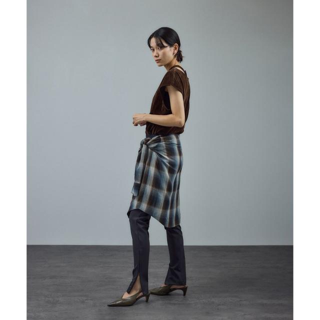 サロン アダム エ ロペ（SALON adam et rope’ ）/【WEB限定】マルチウェイベロアタッチレイヤードプルオーバー_12