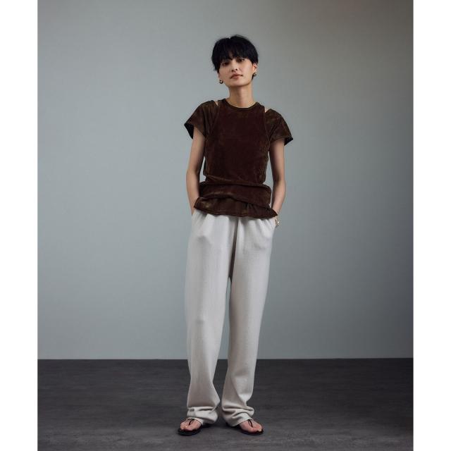サロン アダム エ ロペ（SALON adam et rope’ ）/【WEB限定】マルチウェイベロアタッチレイヤードプルオーバー_15