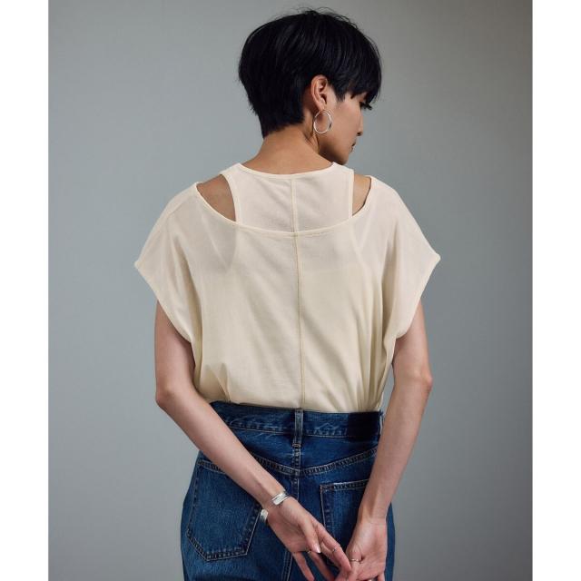 サロン アダム エ ロペ（SALON adam et rope’ ）/【WEB限定】マルチウェイベロアタッチレイヤードプルオーバー_19