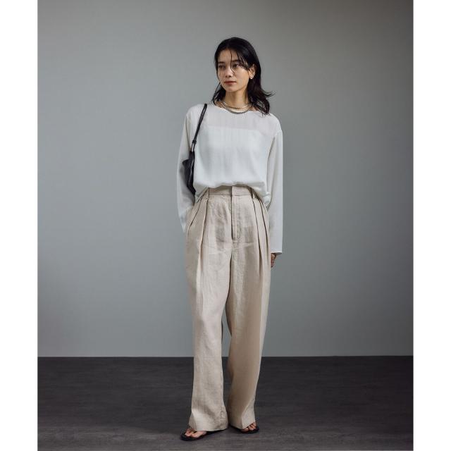 サロン アダム エ ロペ（SALON adam et rope’ ）/ベア天カップ付きベアトップキャミソール［UVケア・接触冷感］
