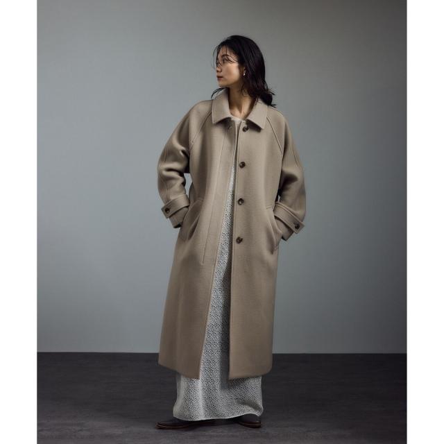 サロン アダム エ ロペ（SALON adam et rope’ ）/ 【WEB限定】MANTECOウールバルマカンコート