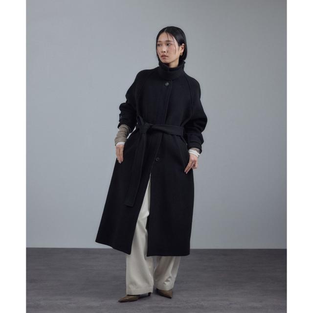 サロン アダム エ ロペ（SALON adam et rope’ ）/ 【WEB限定】MANTECOウールバルマカンコート