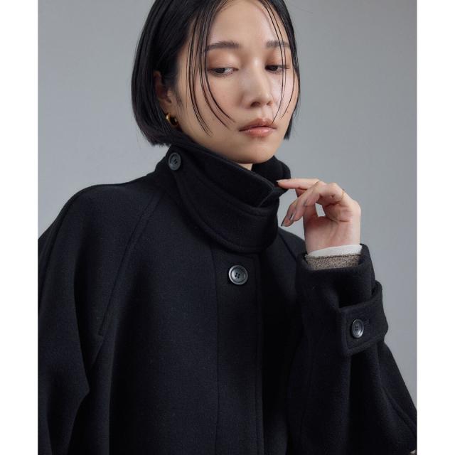 サロン アダム エ ロペ（SALON adam et rope’ ）/ 【WEB限定】MANTECOウールバルマカンコート