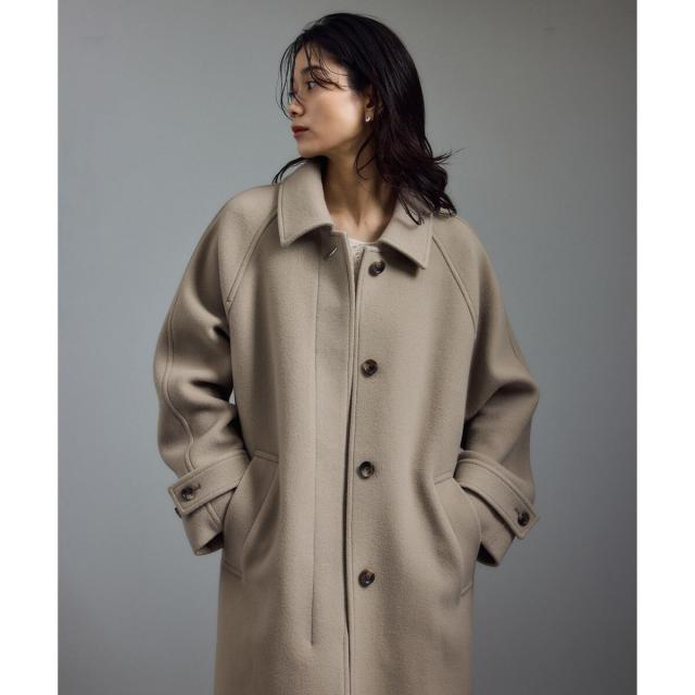 サロン アダム エ ロペ（SALON adam et rope’ ）/ 【WEB限定】MANTECOウールバルマカンコート