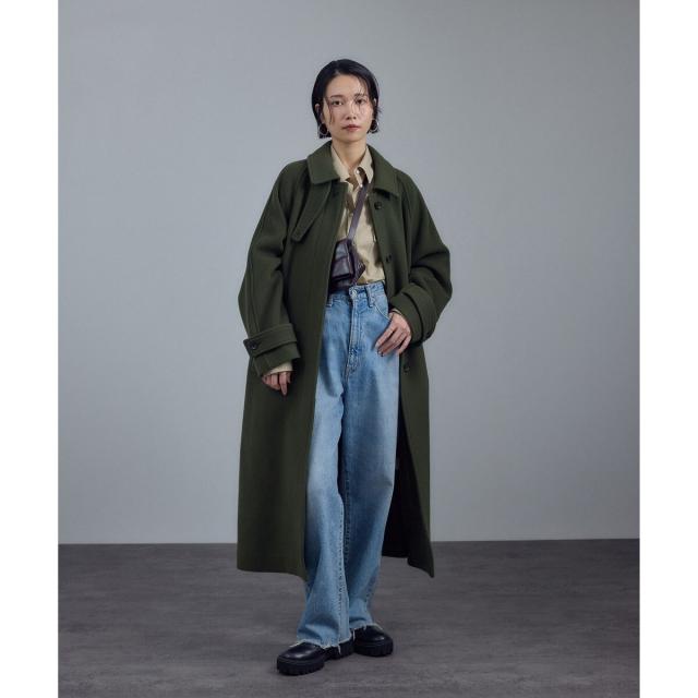 サロン アダム エ ロペ（SALON adam et rope’ ）/ 【WEB限定】MANTECOウールバルマカンコート