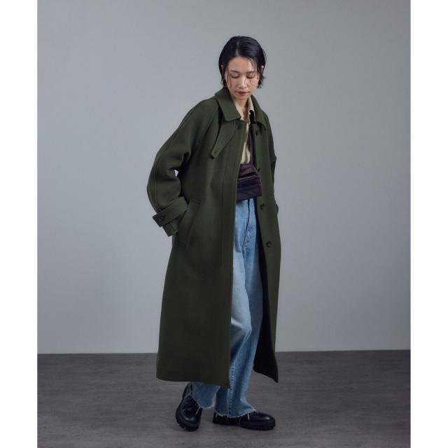 サロン アダム エ ロペ（SALON adam et rope’ ）/ 【WEB限定】MANTECOウールバルマカンコート