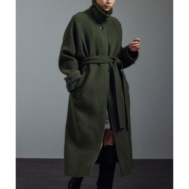 サロン アダム エ ロペ（SALON adam et rope’ ）/ 【WEB限定】MANTECOウールバルマカンコート