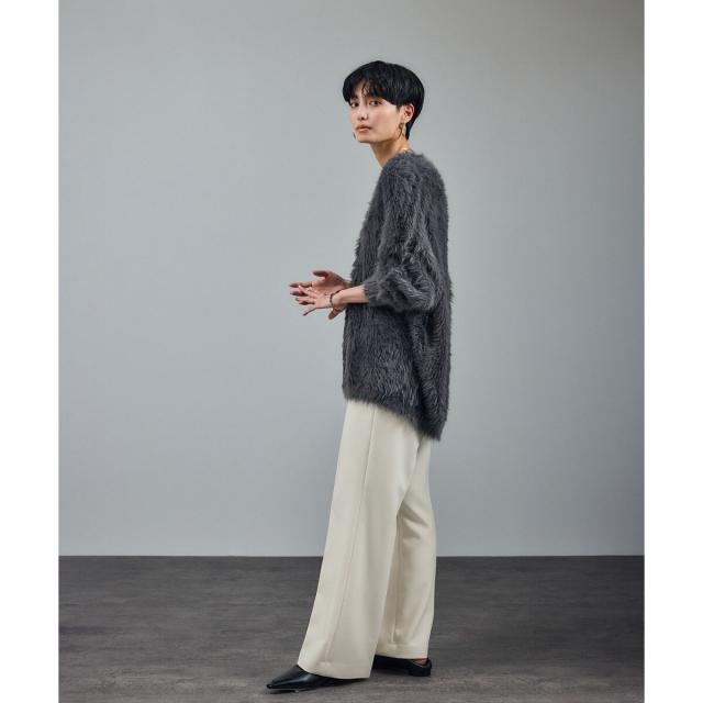 サロン アダム エ ロペ（SALON adam et rope’ ）/ストレッチセミフレアスタイルアップパンツ / セットアップ対応_9