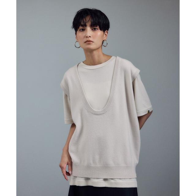 サロン アダム エ ロペ（SALON adam et rope’ ）/【extreme cashmere（エクストリーム・カシミア）】lord / ロードベスト