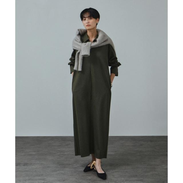 サロン アダム エ ロペ（SALON adam et rope’ ）/ミルドジャージシャツワンピース