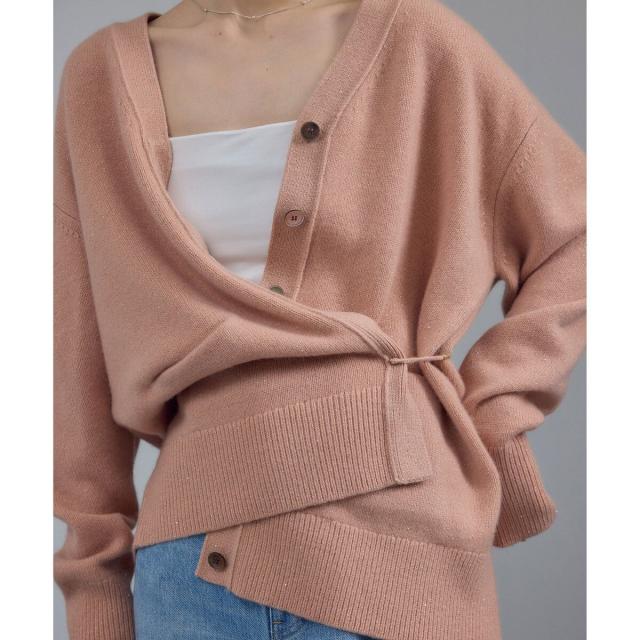 サロン アダム エ ロペ（SALON adam et rope’ ）/Starry sky Knit スパンコールVネックカーディガン_2