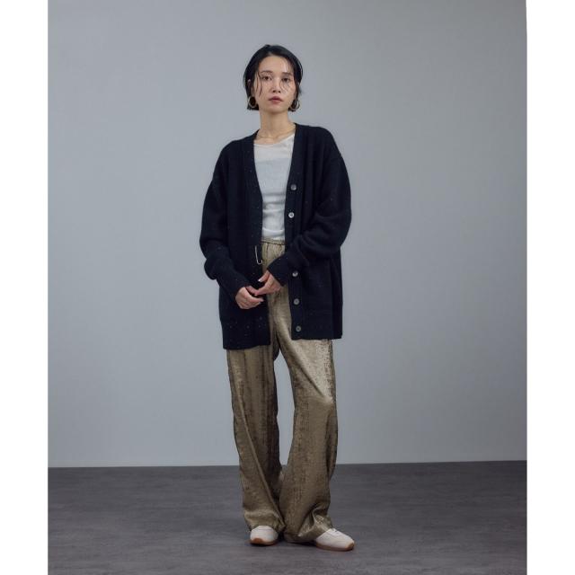 サロン アダム エ ロペ（SALON adam et rope’ ）/Starry sky Knit スパンコールVネックカーディガン_6
