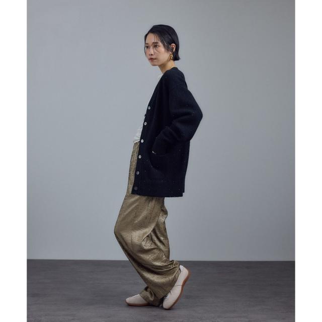 サロン アダム エ ロペ（SALON adam et rope’ ）/Starry sky Knit スパンコールVネックカーディガン_9