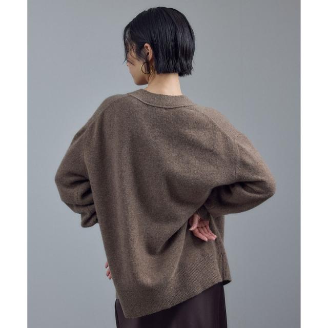 サロン アダム エ ロペ（SALON adam et rope’ ）/Starry sky Knit スパンコールVネックカーディガン_17
