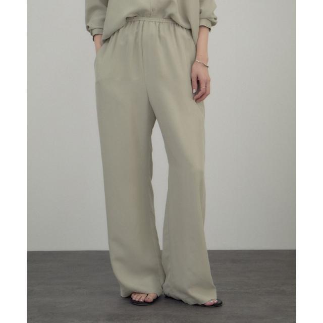 サロン アダム エ ロペ（SALON adam et rope’ ）/[26SS]GENTLE SILK パンツ / セットアップ対応・洗える_6