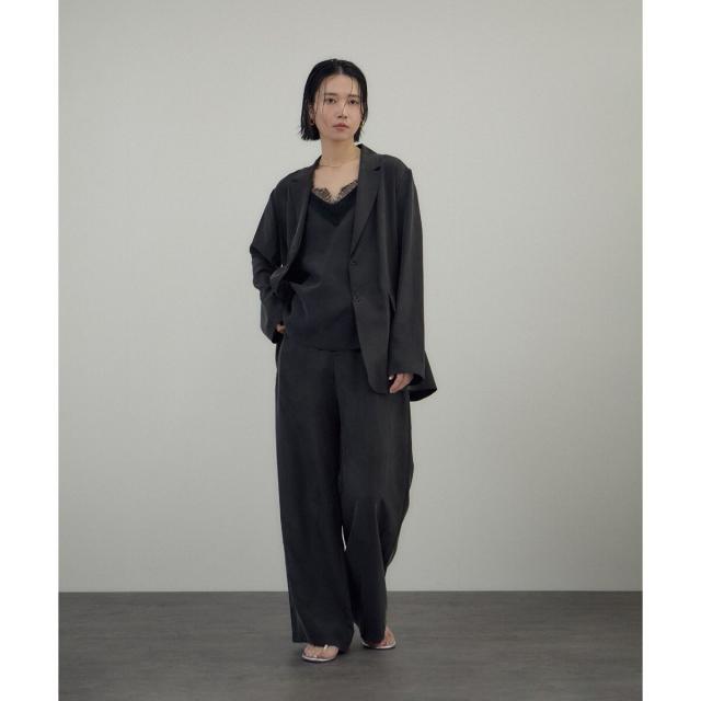 サロン アダム エ ロペ（SALON adam et rope’ ）/[26SS]GENTLE SILK パンツ / セットアップ対応・洗える_7