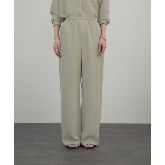 サロン アダム エ ロペ（SALON adam et rope’ ）/[26SS]GENTLE SILK パンツ / セットアップ対応・洗える_11