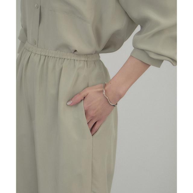 サロン アダム エ ロペ（SALON adam et rope’ ）/[26SS]GENTLE SILK パンツ / セットアップ対応・洗える_15