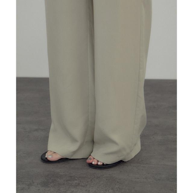 サロン アダム エ ロペ（SALON adam et rope’ ）/[26SS]GENTLE SILK パンツ / セットアップ対応・洗える_16