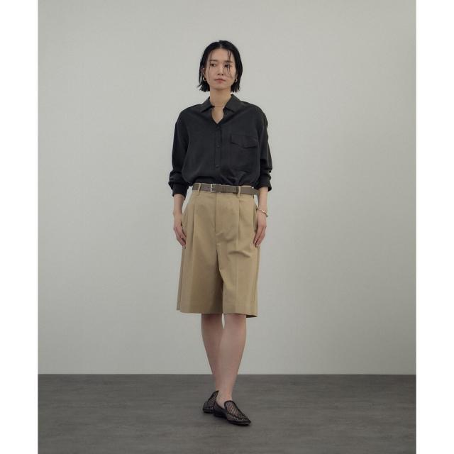 サロン アダム エ ロペ（SALON adam et rope’ ）/[26SS]GENTLE SILK シャツ / セットアップ対応・洗える_10