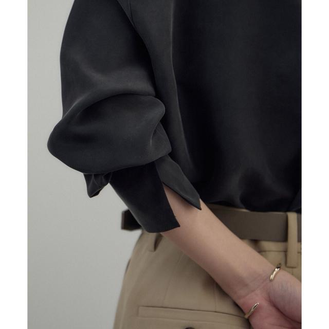 サロン アダム エ ロペ（SALON adam et rope’ ）/[26SS]GENTLE SILK シャツ / セットアップ対応・洗える_14
