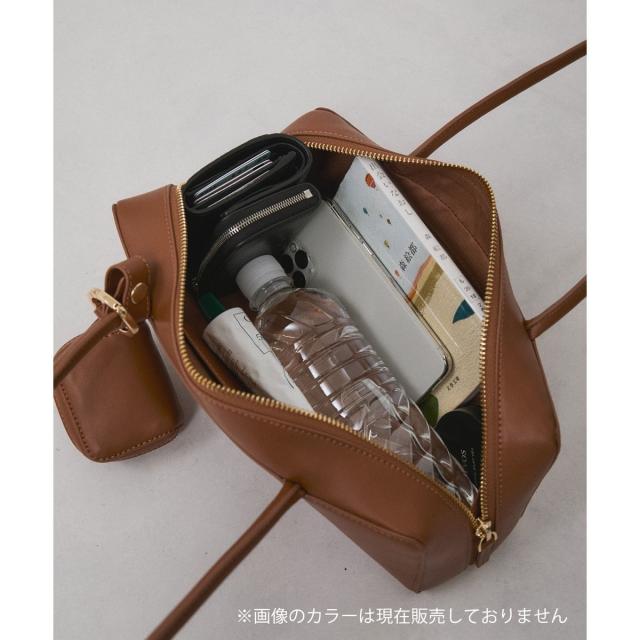 サロン アダム エ ロペ（SALON adam et rope’ ）/ミニポーチ付きスプリットレザーワイドバッグ / 追加_8
