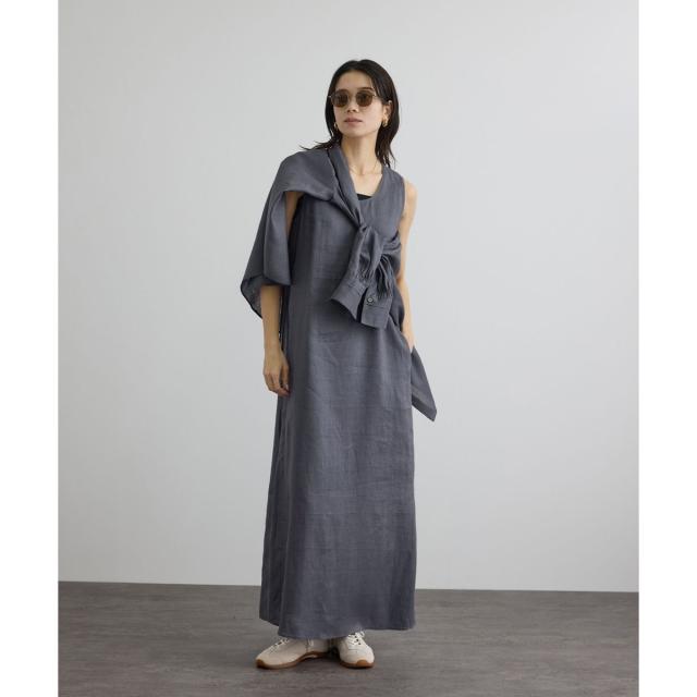 サロン アダム エ ロペ（SALON adam et rope’ ）/リネンオーバーシャツ / GENTLE LINEN_14