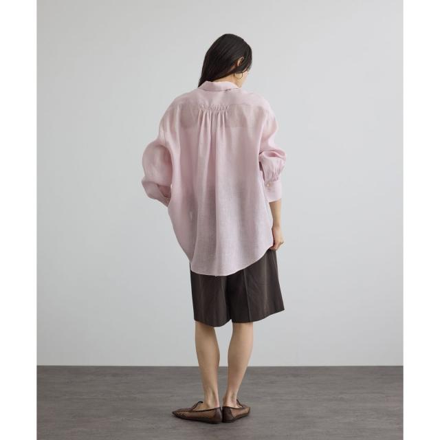 サロン アダム エ ロペ（SALON adam et rope’ ）/リネンオーバーシャツ / GENTLE LINEN_16