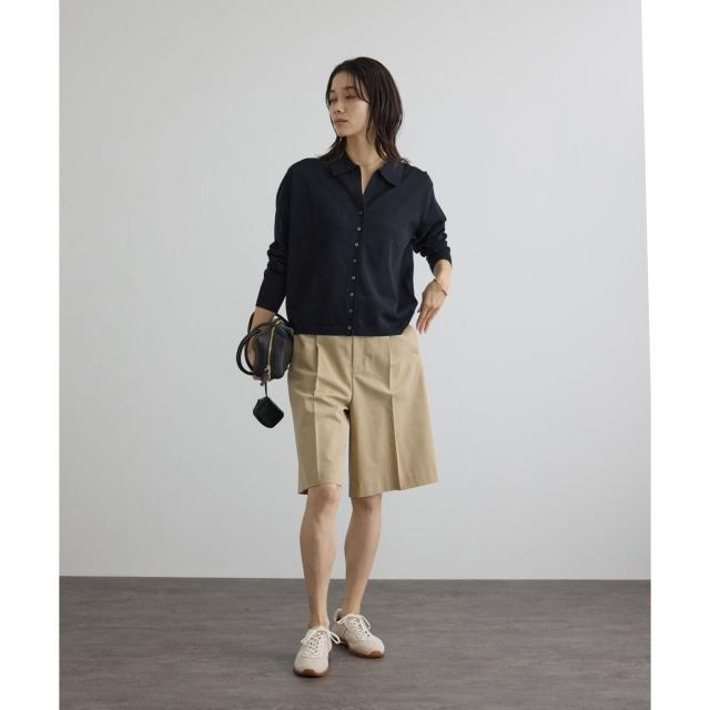 サロン アダム エ ロペ（SALON adam et rope’ ）/【WEB限定】ドライタッチスキッパーカーディガン_6