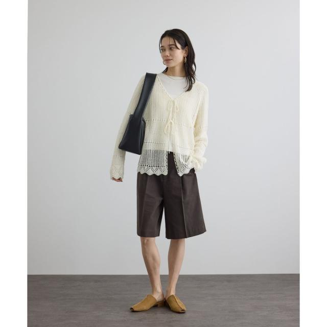 サロン アダム エ ロペ（SALON adam et rope’ ）/クロシェニットカーディガン_8