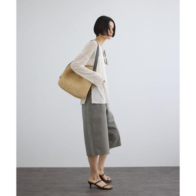 サロン アダム エ ロペ（SALON adam et rope’ ）/オーガニックリネンシアーボートネックプルオーバー_16