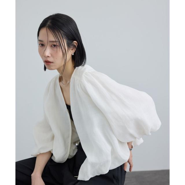サロン アダム エ ロペ（SALON adam et rope’ ）/【WEB限定】ラスターラミーカルゼブルゾン