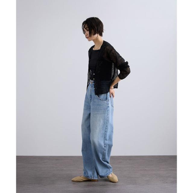 サロン アダム エ ロペ（SALON adam et rope’ ）/レースニットエンブロイダリーカーディガン_10