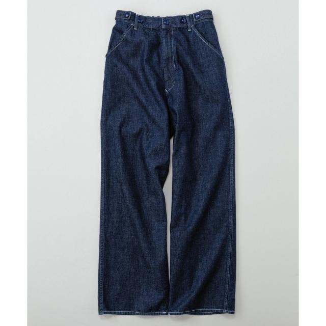 サロン アダム エ ロペ（SALON adam et rope’ ）/【KURO for SALON（クロ）】別注EASY TUCK DENIM INDIGO / デニム