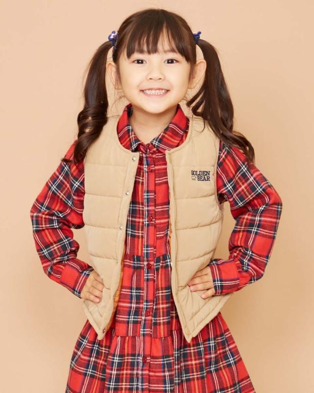 ゴールデンベア（GOLDENBEAR）/ナイロン中綿キルトベスト その他子供服（アウター）