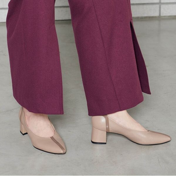 カリーノ（carino）/ポインテッドトゥコンビネーションパンプスの通販は 6,622円