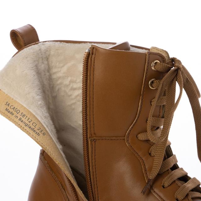 NEW】カリーノ（carino）/厚底レースアップブーツ