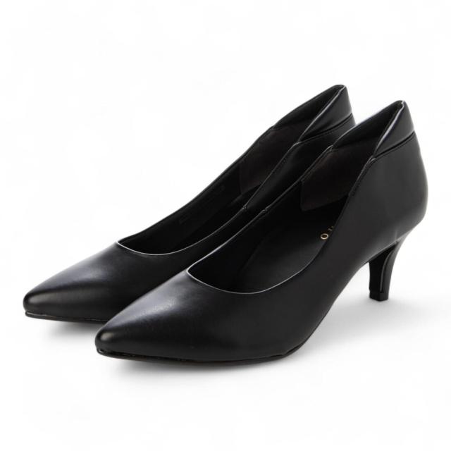 カリーノ（carino）/【レイン対応】ポインテッドトゥ パッド付きヒールパンプス