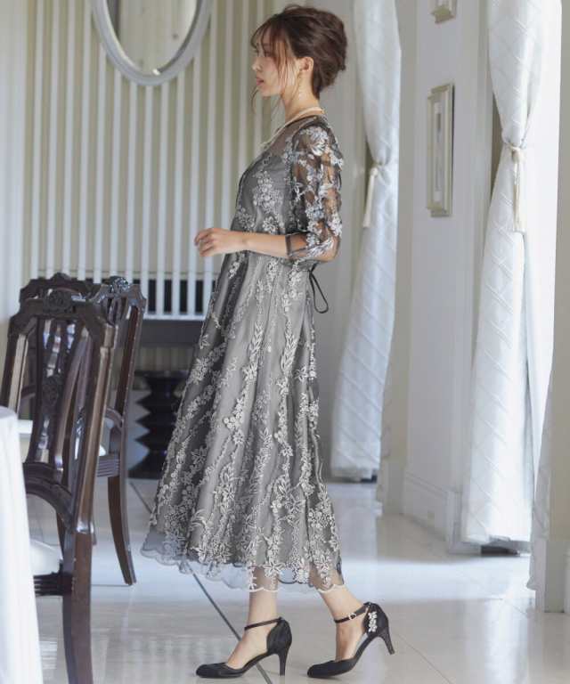 ドレスアン(Dress Ann)/刺繍パーティードレス結婚式ワンピース ドレスアン(Dress Ann)/刺繍パーティードレス結婚式ワンピース