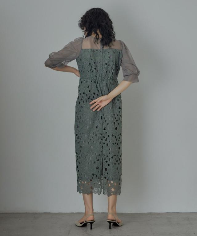 ドレスアン（Dress Ann）/チュール切替ドレス結婚式ワンピースドレス ドレスアン（Dress Ann）/チュール切替ドレス結婚式ワンピースドレスの