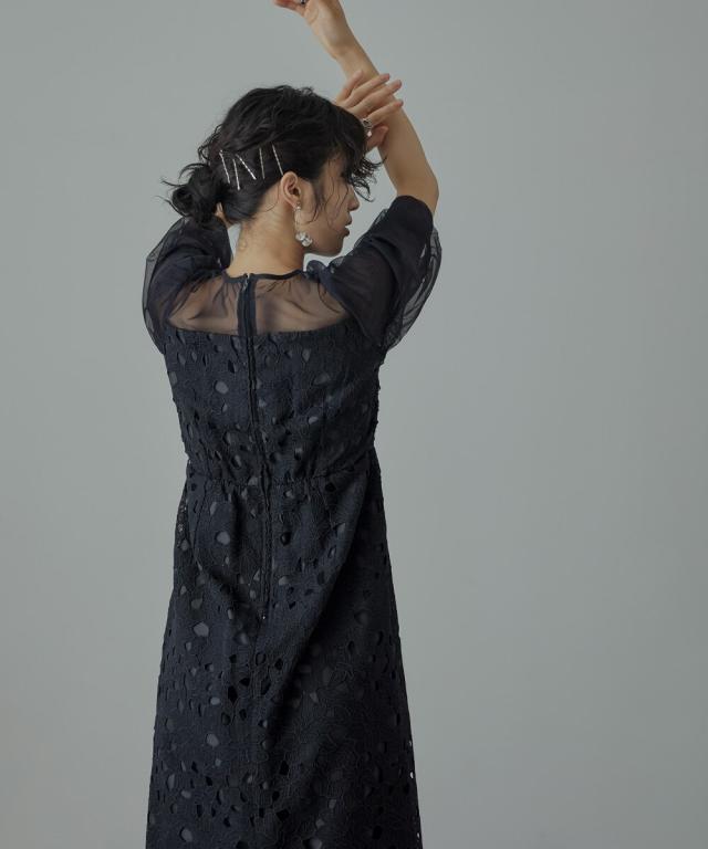 ドレスアン（Dress Ann）/チュール切替ドレス結婚式ワンピースドレスの